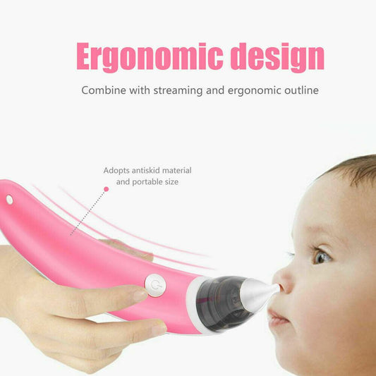 Baby Nasal Aspirator Electric Safe Hygienic Nose Cleaner Snot Sucker For baby